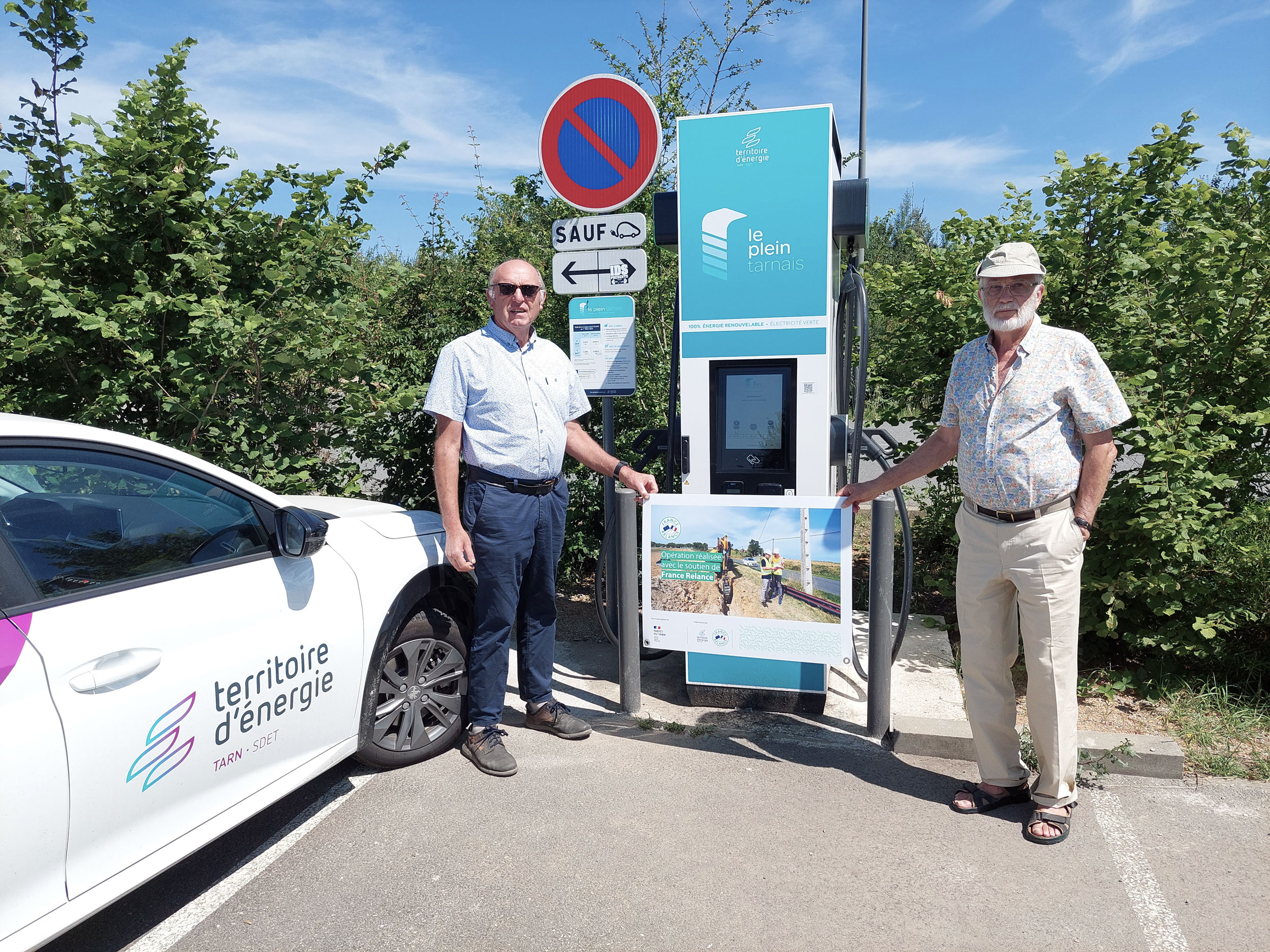 Inauguration Superchargeur Pampelonne Croix de Mile